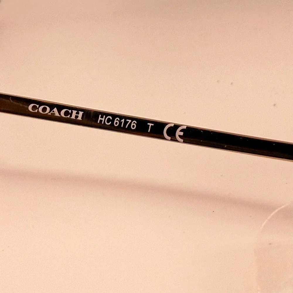 Coach HC 6176 Peach Tortoise Gradient Cat Eye Eyeglasses Frames 51-17-140